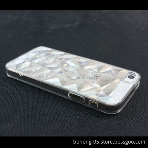 TPU Case for iPhone 5S, 3D Pattern, Various Colors Available